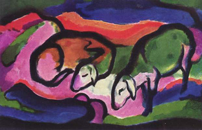 Schaf Franz Marc